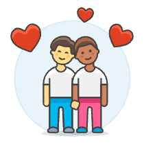 Gay In Love 2 Illustration from UX Colors Set