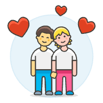 Gay In Love 4 Illustration from UX Colors Set