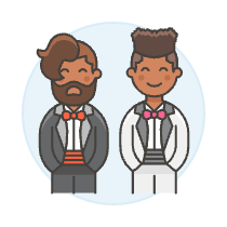 Gay Marriage 4 Illustration from UX Colors Set