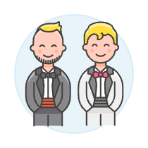 Gay Marriage 6 Illustration from UX Colors Set