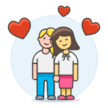 Lesbians In Love 6 Illustration from UX Colors Set