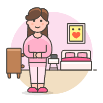 Bedroom Stlye 1 Illustration from UX Colors Set