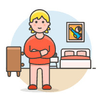 Bedroom Stlye 4 Illustration from UX Colors Set