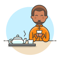 Chinese Tea Time 4 Illustration from UX Colors Set