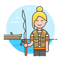 Fishing Trip 1 2 Illustration from UX Colors Set