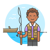 Fishing Trip 1 3 Illustration from UX Colors Set