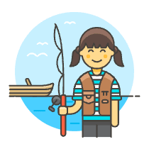 Fishing Trip 1 6 Illustration from UX Colors Set
