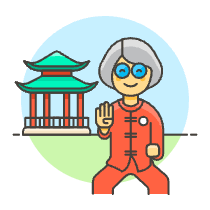 Martial Art 1 2 Illustration from UX Colors Set
