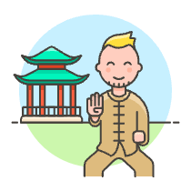 Martial Art 1 3 Illustration from UX Colors Set
