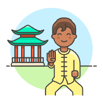 Martial Art 1 4 Illustration from UX Colors Set