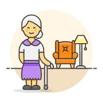 Retirement 1 6 Illustration from UX Colors Set