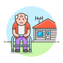 Retirement 2 1 Illustration from UX Colors Set