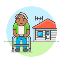 Retirement 2 3 Illustration from UX Colors Set