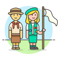 Scout Patron Group 1 Illustration from UX Colors Set