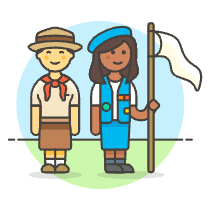 Scout Patron Group 5 Illustration from UX Colors Set