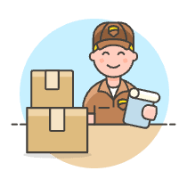 Package Check 1 Illustration from UX Colors Set