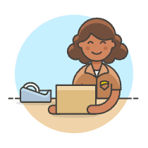 Package Check 4 Illustration from UX Colors Set