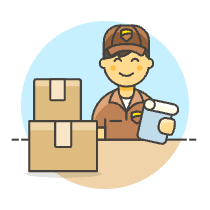Package Check 5 Illustration from UX Colors Set