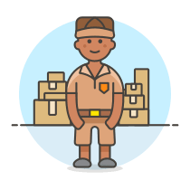 Package Manager 3 Illustration from UX Colors Set