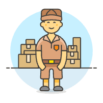 Package Manager 5 Illustration from UX Colors Set