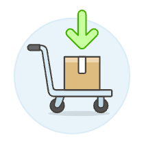 Box Load Illustration from UX Colors Set
