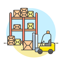 Forklift 3 Illustration from UX Colors Set