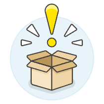 Package Attention Illustration from UX Colors Set