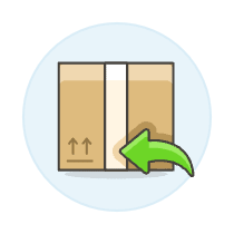 Package Send Illustration from UX Colors Set