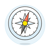 Compass 2 Illustration from UX Colors Set