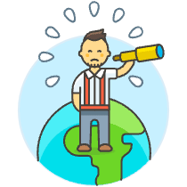 Lost In World 2 Illustration from UX Colors Set