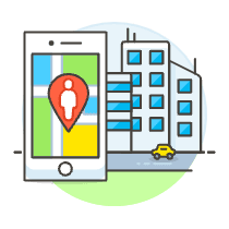 Street Pin Illustration from UX Colors Set