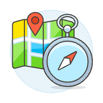 Pin Destination Illustration from UX Colors Set