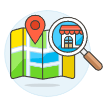 Search Location 1 Illustration from UX Colors Set