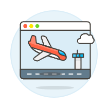 Landing Page Browser Illustration from UX Colors Set