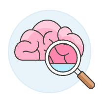 Thought Analysis Illustration from UX Colors Set