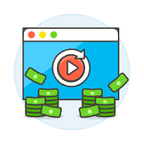 Ad Revenue Illustration from UX Colors Set