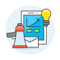 Advertising Result Illustration from UX Colors Set
