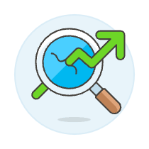 Increase Search Illustration from UX Colors Set