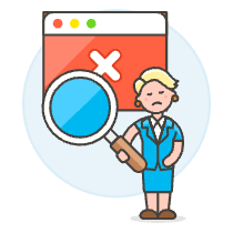 SEO Error 1 4 Illustration from UX Colors Set
