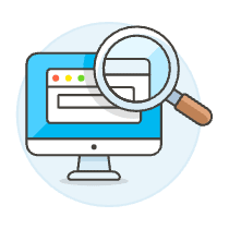 SEO Imac Illustration from UX Colors Set