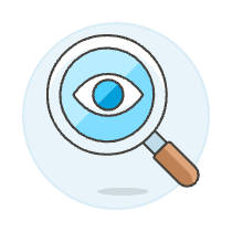 View Count Magnify Illustration from UX Colors Set