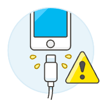 Plug Warning Illustration from UX Colors Set