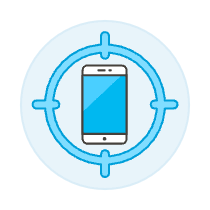 Target Phone Illustration from UX Colors Set
