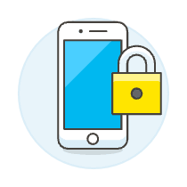Locked Phone 2 Illustration from UX Colors Set