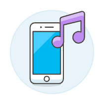 Audio Player Illustration from UX Colors Set