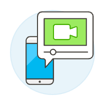 Video Player Illustration from UX Colors Set