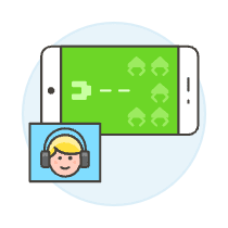 Game Casting 1 Illustration from UX Colors Set
