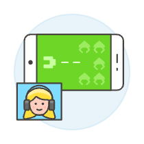 Game Casting 4 Illustration from UX Colors Set