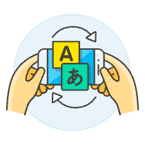 Translator App 2 Illustration from UX Colors Set