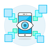 View Phone Illustration from UX Colors Set